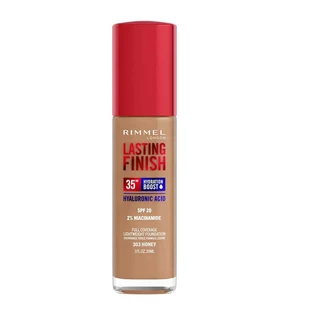 Rimmel Lasting Finish Fond de teint hydratant et longue durée avec SPF20 303 Honey, 30ml