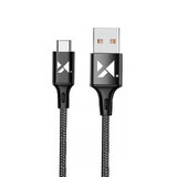 Wozinsky Cavo da USB a USB Tipo C 2,4A 2m nero (WUC-C2B)