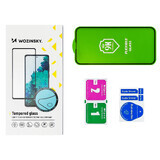 Wozinsky Full Cover Flexi Nano pellicola in vetro temperato con cornice iPhone 12 mini nero