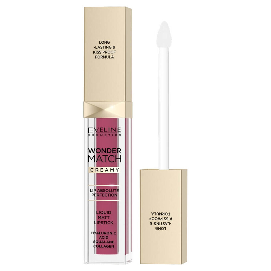 Eveline Cosmetics Wonder Match Rossetto liquido 10 Berry Rose, 6,8 ml