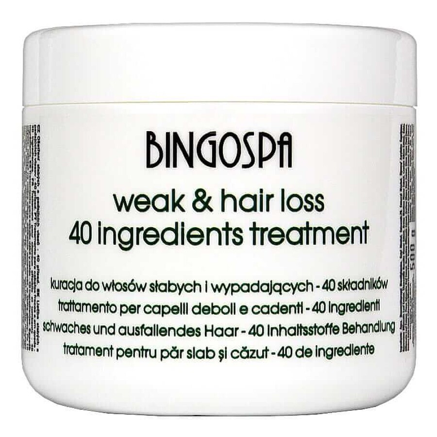 BingoSpa Tratament pentru păr 40 ingrediente active, 500g
