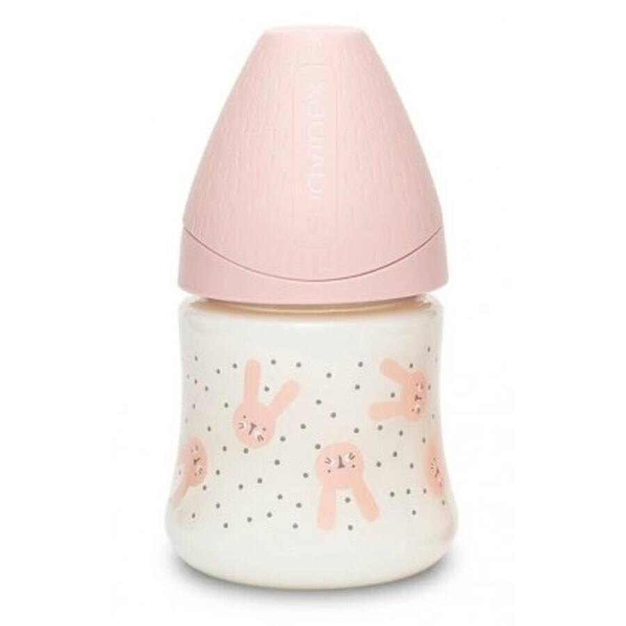 Suavinex, flacone Premium Pink Rabbit 150 ml