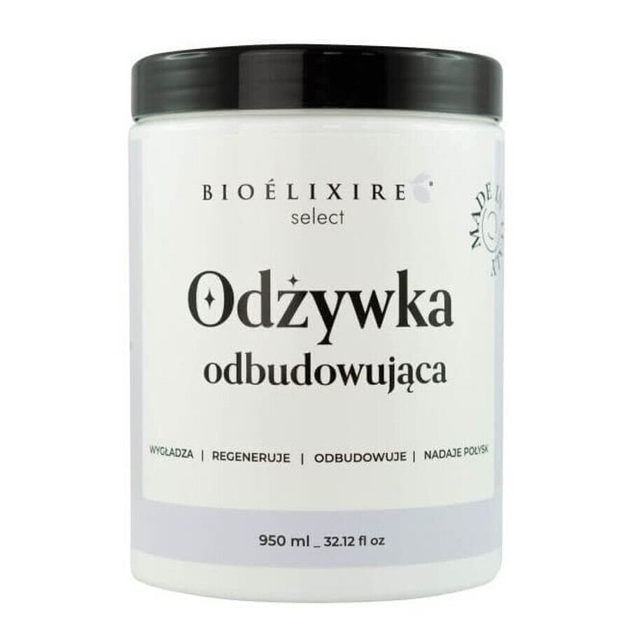 Acondicionador Restaurador Bioelixire Select para cabellos dañados, 950 ml