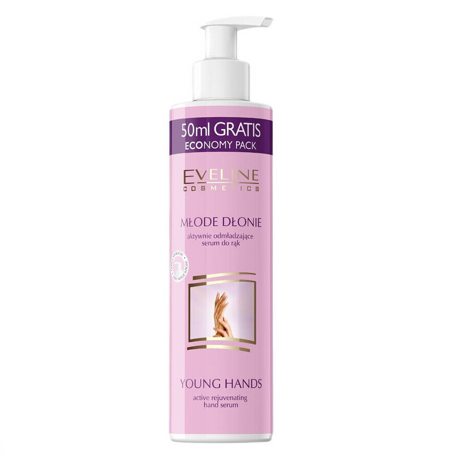 Eveline Cosmetics Młode Dłonie Aktywnie odmładzające serum do rąk, 245 ml