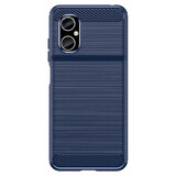 Carbon hoesje Xiaomi Redmi Note 11E /Redmi 10 5G / Redmi 10 Prime + 5G / Poco M4 5G flexibele siliconen carbon case blauw