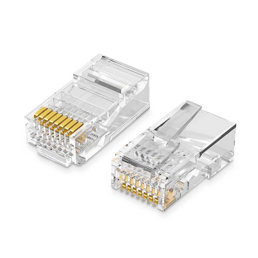 Buy Ugreen 100x RJ45 8P8C end plug (UTP Cat. 5 / Cat. 5e) transparent (NW110) Ugreen 100x RJ45 8P8C end plug (UTP Cat. 5 / Cat. 5e) transparent (NW110)