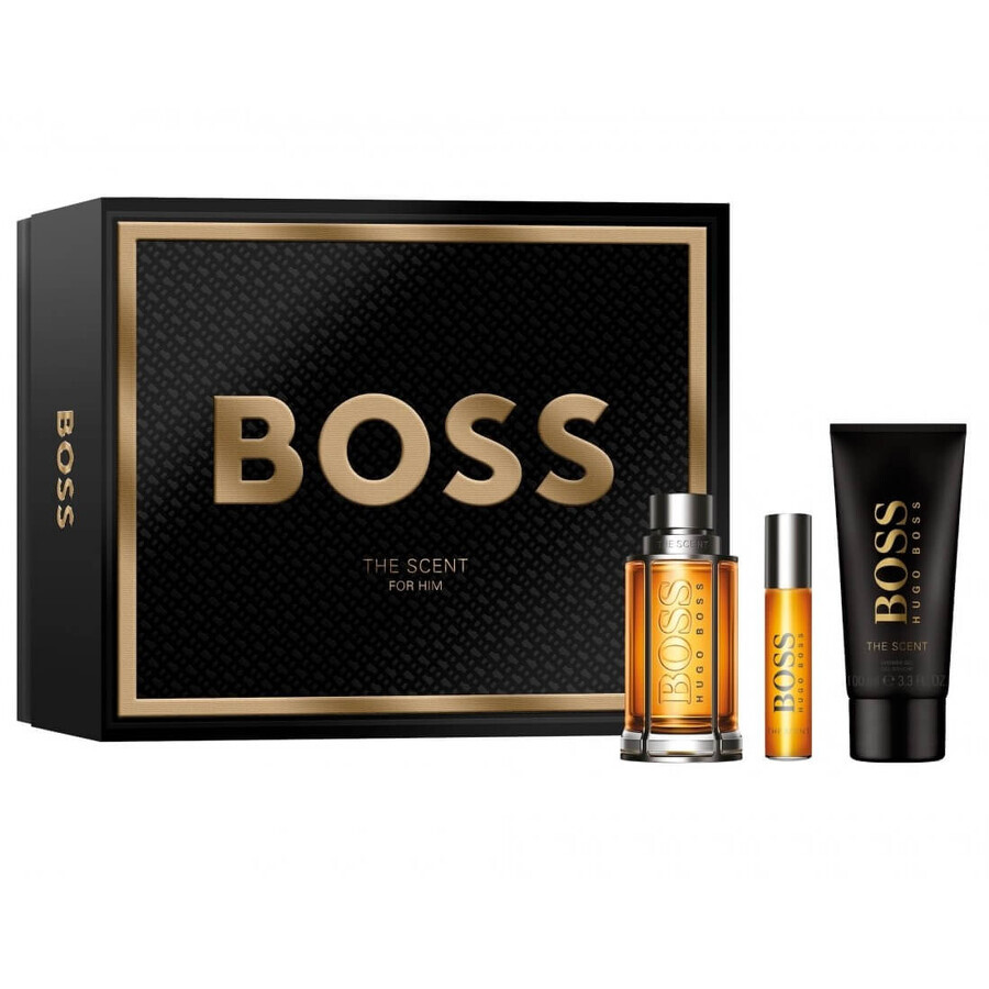 Hugo Boss Boss The Scent For Man Set Eau de Toilette, 100 ml + Eau de Toilette, 10 ml + Shower Gel, 100 ml