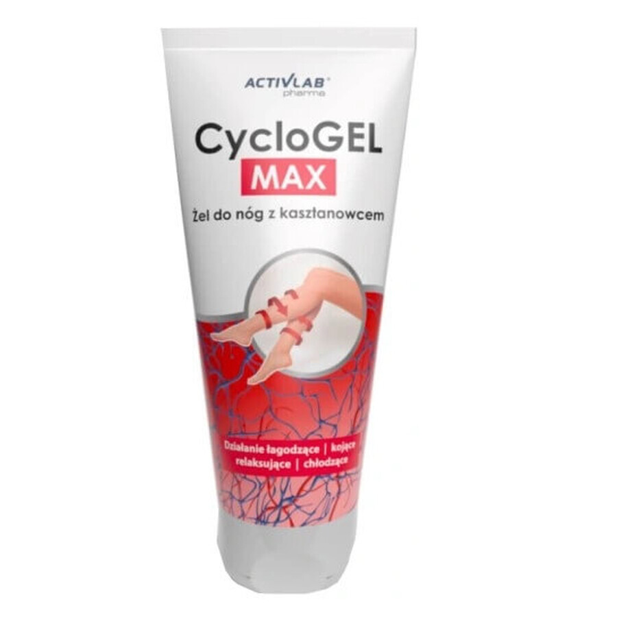Buy Cycolgel Max Gel for legs with horse chestnut, 200 ml Cycolgel Max Gel for legs with horse chestnut, 200 ml