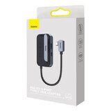 HUB USB universal para tablet / smartphone 6en1 USB-C Baseus PadJoy - gris oscuro