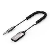 Ugreen Bluetooth receptor de audio 5.3 cable USB adaptador de audio AUX jack negro (70601 CM309)