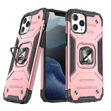 Wozinsky Ring Armor custodia ibrida blindata + supporto magnetico iPhone 13 Pro Max rosa