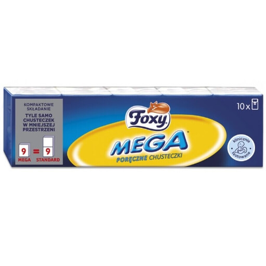 Foxy, Mega Handy Doekjes, 10 stuks