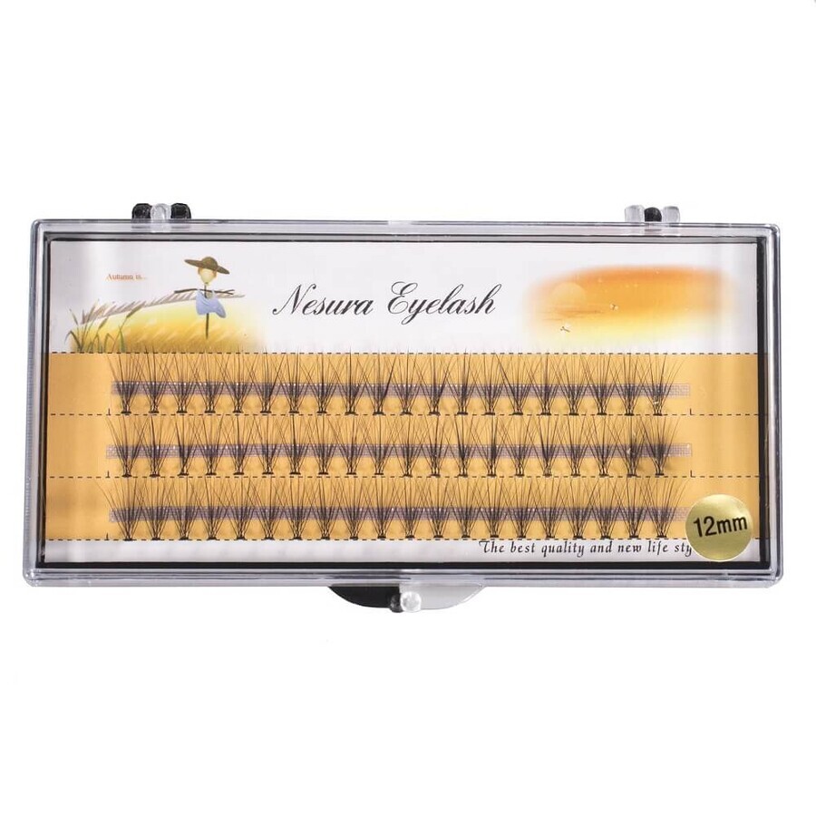 Sunone Nesura Premium Wimpernbüschel 12mm, 60 Stück