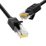 Ugreen cablu Ethernet patchcord rețea RJ45 Cat 6 UTP 1000Mbps 20m negru (20166)