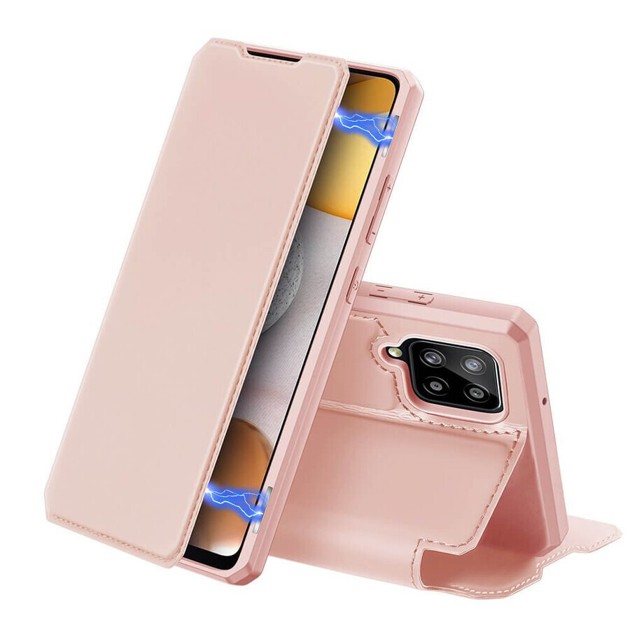 DUX DUCIS Skin X custodia a fondina con flip cover Samsung Galaxy A42 5G rosa