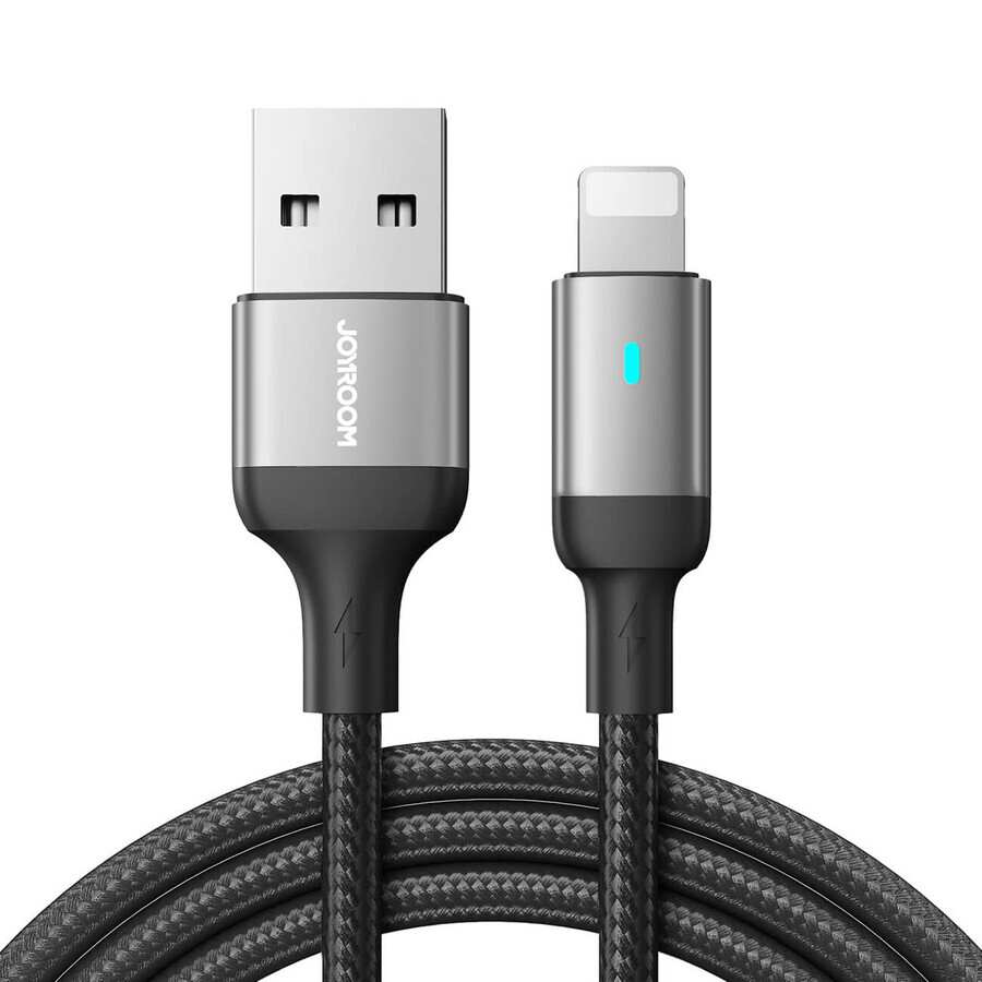 Joyroom Extraordinary Series A10 Câble USB-A / Lightning 2,4A 1,2 m - noir
