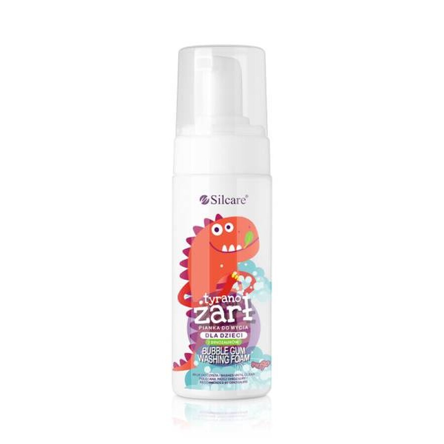 Silcare Bubble Gum Schiuma Lavante per Bambini Tirannico, 200ml