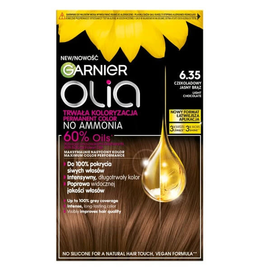 Garnier Olia Haarkleur 6.35 Chocolade Lichtbruin
