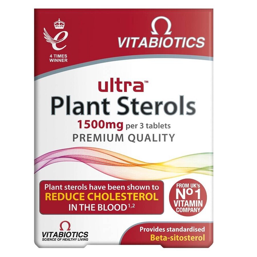 Vitabiotics Ultra Plant Sterols 500mg, 30 tablets