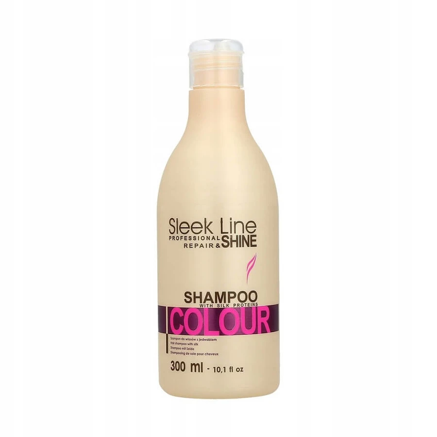 Stapiz Sleek Line Shampoo with Silk, Colour, 300 ml