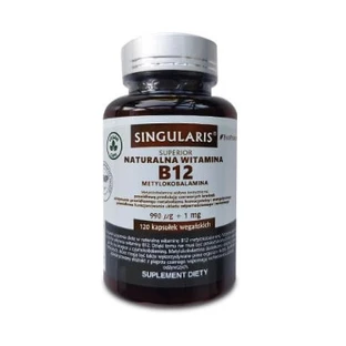 Singularis, Natuurlijke vitamine B12 Methylcobalamine 990 µg + 1 mg BioPerine, 120 capsules