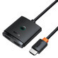 HDMI 2-in-1 4K 60Hz bi-directional adapter with built-in 1m cable Baseus AirJoy - black