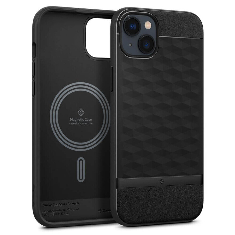 Caseology Parallax MagSafe hoesje voor iPhone 14 Plus - matzwart
