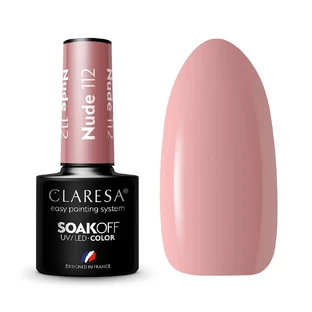 Claresa Barniz Híbrido Soak Off UV/LED Nude 112, 5 g
