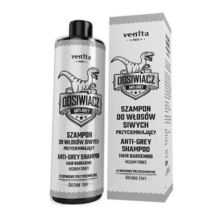 Venita Men Shampooing pour cheveux gris fonçant les tons moyens, 200ml