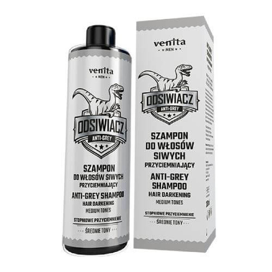 Comprar Venita Men Champú para Cabello Gris Oscurecedor Tonos Medios, 200ml Venita Men Champú para Cabello Gris Oscurecedor Tonos Medios, 200ml