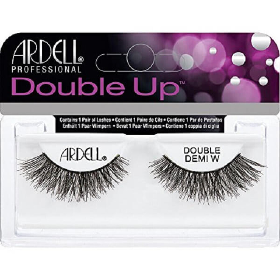 Ardell Double Up Double Demi W 1 paio di ciglia finte Nero