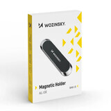 Wozinsky Magnethalter für Armaturenbrett Aufkleber schwarz (WMH-01)