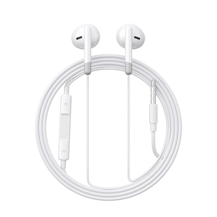 Căști intraauriculare cu fir mini jack cu telecomandă Joyroom JR-EW01 - alb