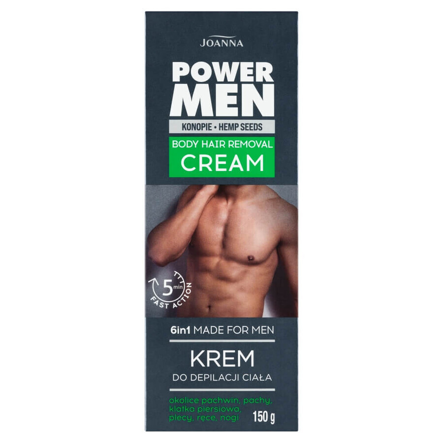 Comprar Joanna Power Men Crema depilatoria corporal, 150 g Joanna Power Men Crema depilatoria corporal, 150 g
