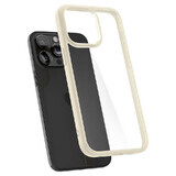 Spigen Crystal Hybrid hoesje voor iPhone 15 Pro Max - transparant beige
