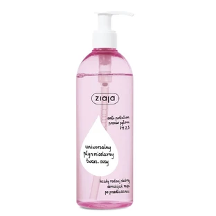 Ziaja Universal Micellar Liquid pour le démaquillage du visage et des yeux, 390 ml