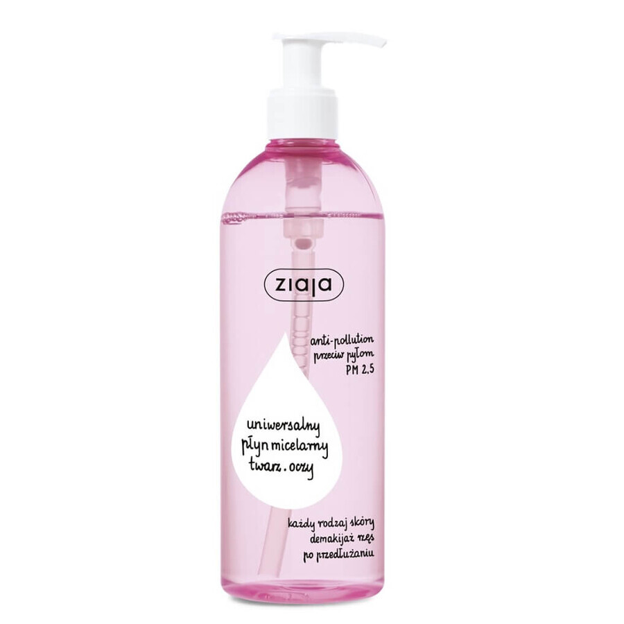 Boutique Ziaja Universal Micellar Liquid pour le démaquillage du visage et des yeux, 390 ml Ziaja Universal Micellar Liquid pour le démaquillage du visage et des yeux, 390 ml