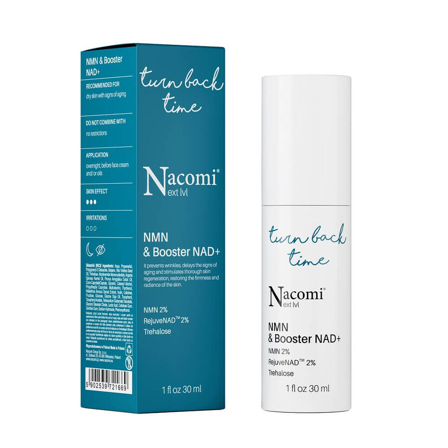 Nacomi Next Level NMN amp; NAD+ Booster, 30 ml.