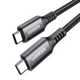 Ugreen US555 100W USB-C / USB-C PD 3m cablu - gri