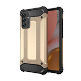 Hybrid Armor gepantserd hybride hoesje Samsung Galaxy A72 4G goud