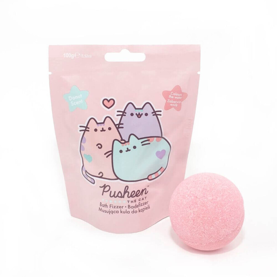Winkel op Pusheen Bath Fizzer Sprankelende badbal Aardbei, 100g Pusheen Bath Fizzer Sprankelende badbal Aardbei, 100g
