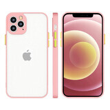 Milky Case Silikon flexible durchscheinende Hülle für Samsung Galaxy A72 4G rosa