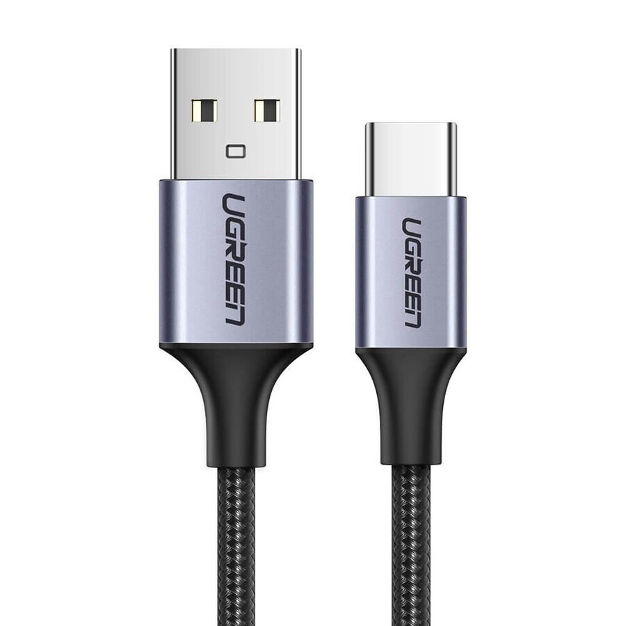 Cavo Ugreen US288 60124 USB-A / USB-C QC 3.0 3A 0,25m - grigio