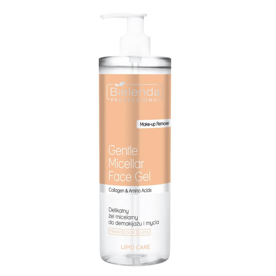 Buy Bielenda Professional Lipid Care Gentle micellar gel for makeup removal and cleansing, 500 ml Bielenda Professional Lipid Care Gentle micellar gel for makeup removal and cleansing, 500 ml