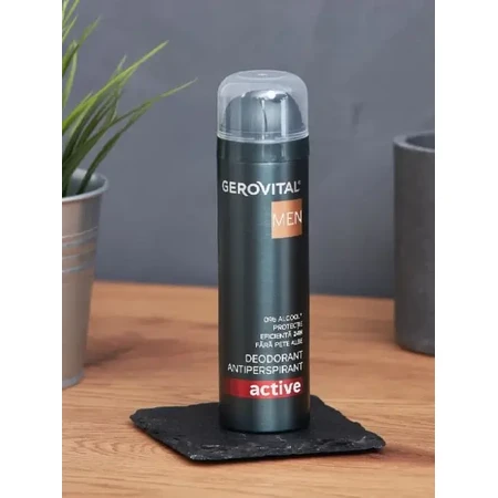 Antiperspirant Deodorant Active, 150 ml, Gerovital Men