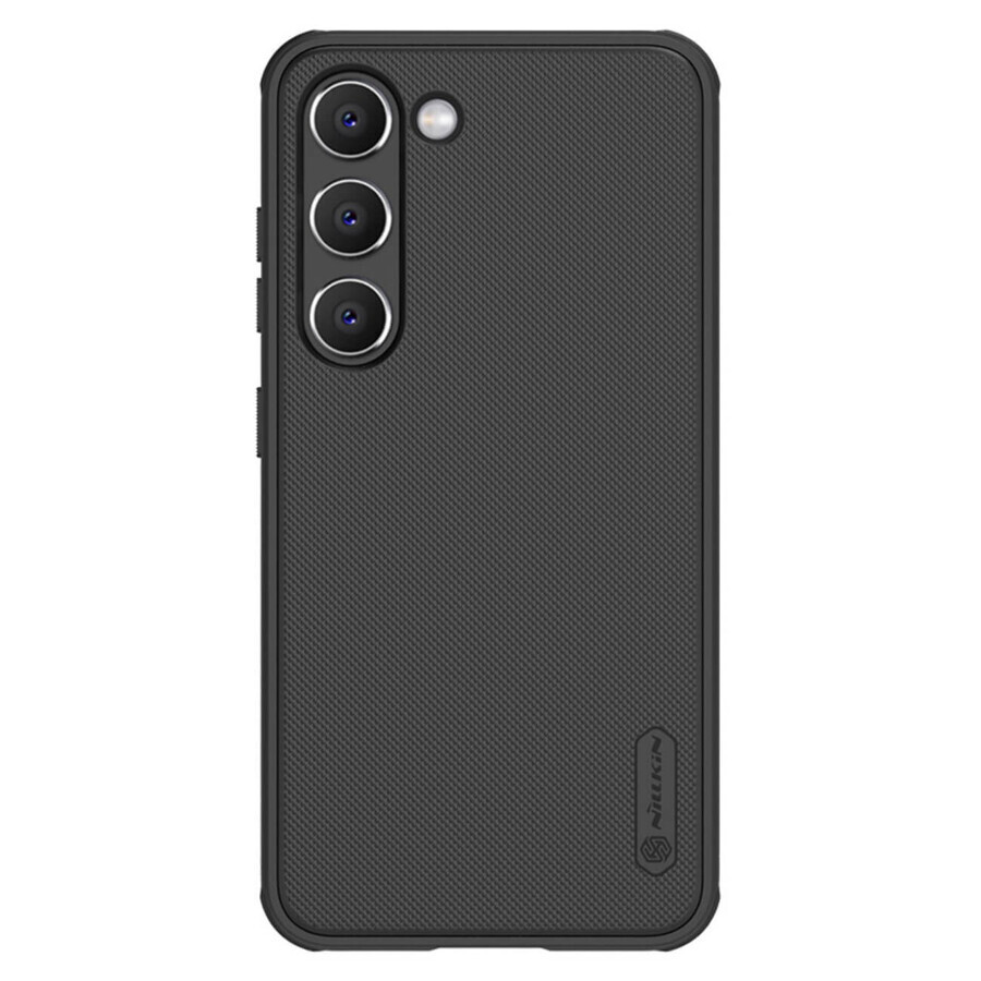 Nillkin Super Frosted Shield Pro case Samsung Galaxy S23 armored case + phone stand black