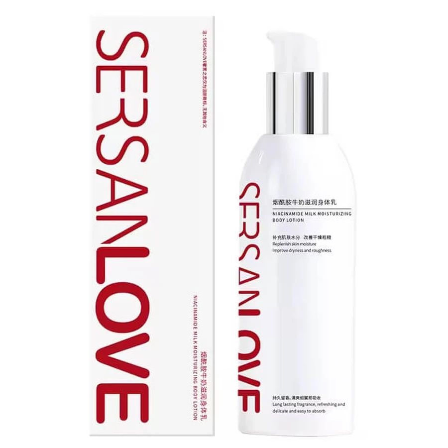 SersanLove Moisturizing body lotion with niacinamide, 260 ml