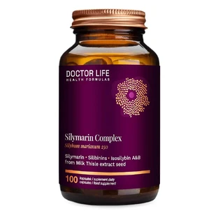 Doctor Life Silymarin-Komplex Distel-Samen-Extrakt 250mg, 100 Kapseln