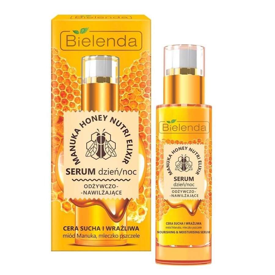 Bielenda Manuka Honey Nutri Elixir Nourishing and Moisturising Face Serum, 30 ml