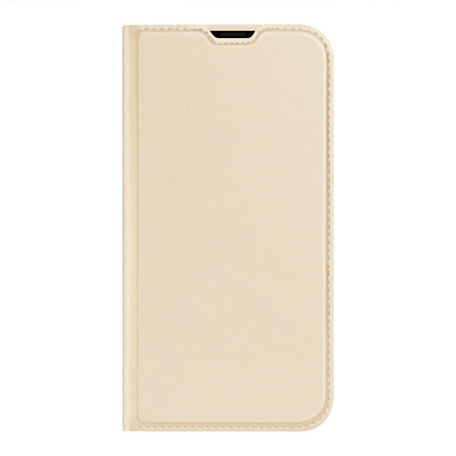 Dux Ducis Skin Pro holster caz cu flip cover iPhone 13 Pro Max aur